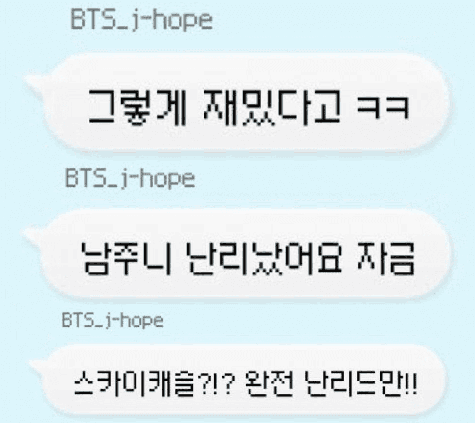 Both J-Hope and RM are crazy about SKY Castle.