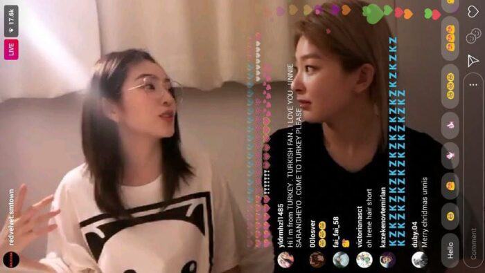 Seulgi introduced SKY Castle to Irene.