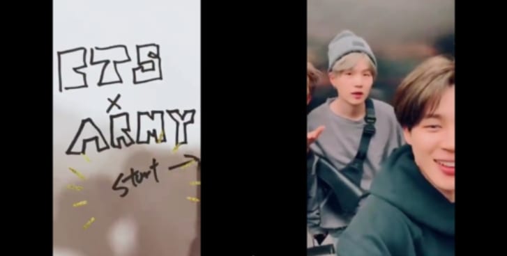 A gift video from Jimin (BTS) to ARMY to celebrate their 6th anniversary