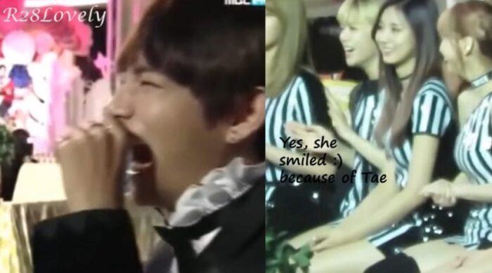 An old photo of V (BTS) and Tzuyu (Twice) suddenly got attention again