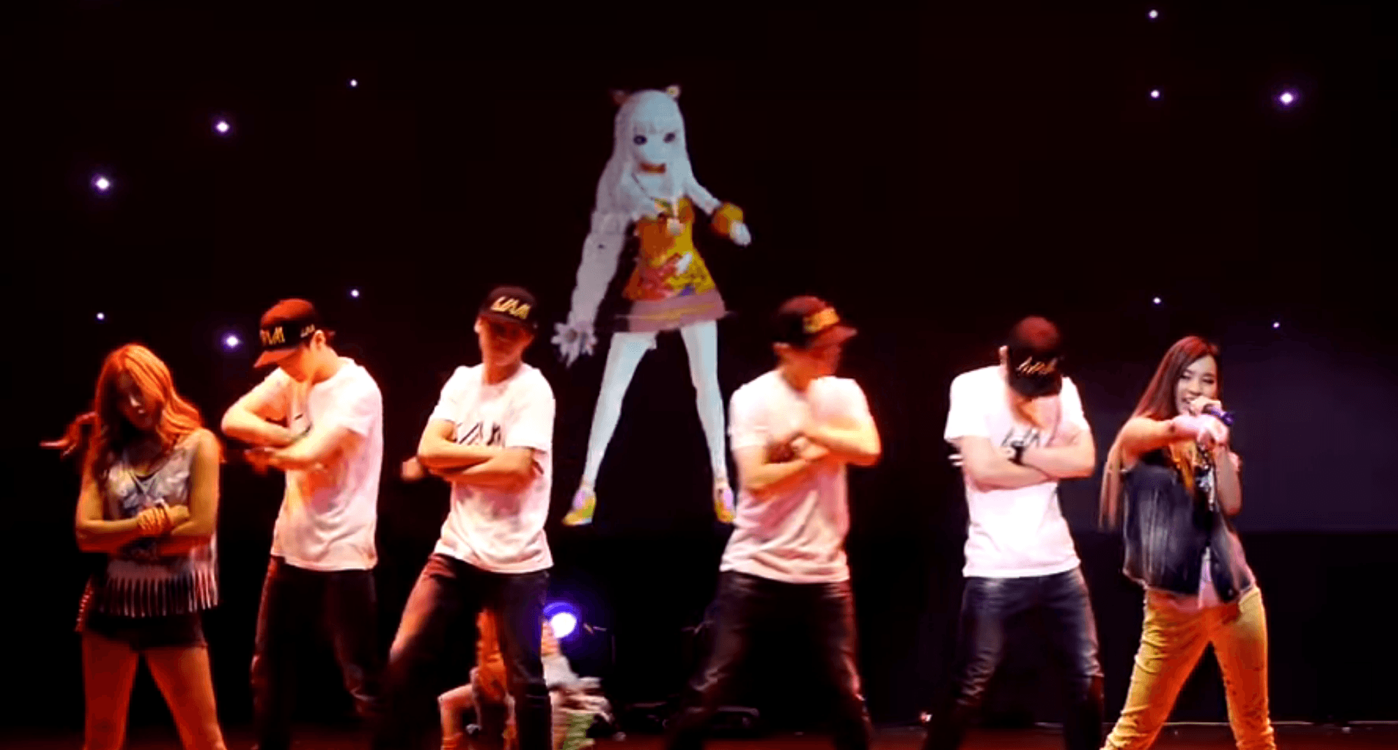 BTS were backup dancers