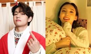 V (BTS) Na Yeon (Twice) Christmas day