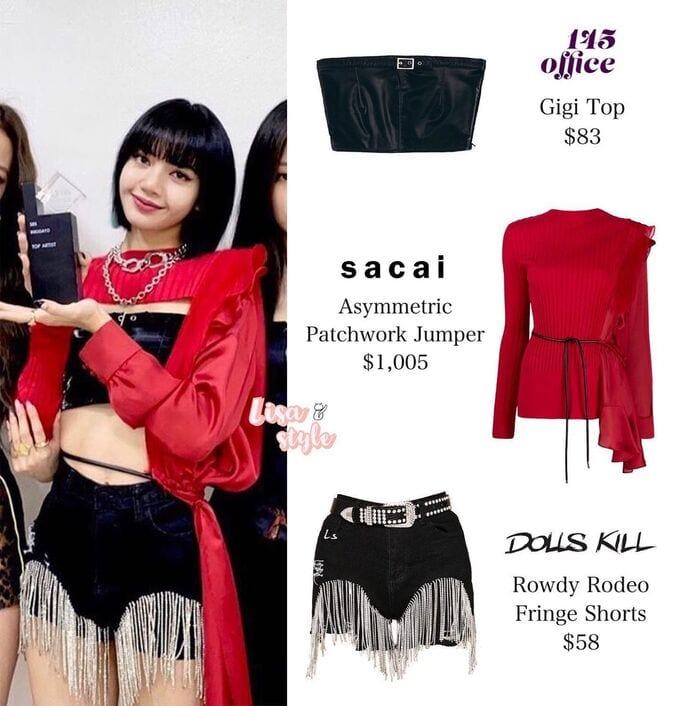 BlackPink's stylist cut and repair expensive brands