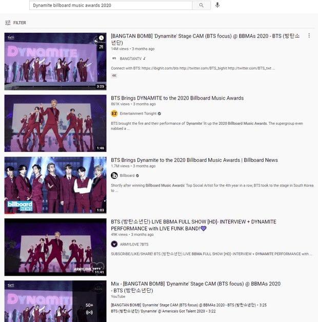A series of videos with more than 100 million views of BTS has been removed from Youtube