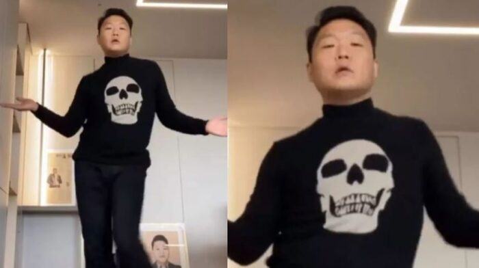 Psy attracted attention with his slimmer body