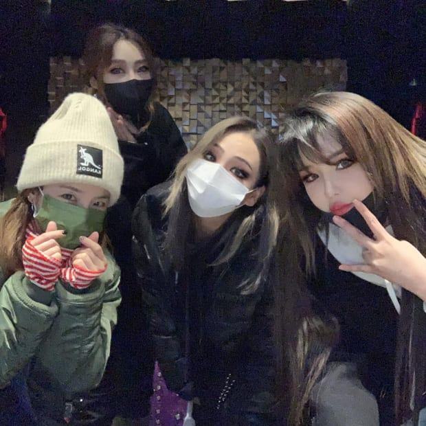 2NE1 suddenly gathered to celebrate the birthday of Minzy