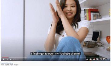 Jennie (BLACKPINK) created a YouTube channel