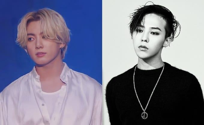 Jung Kook's profile mentions G-Dragon (Big Bang)