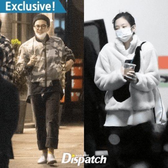 Dispatch exposed the couple Jennie and G-Dragon