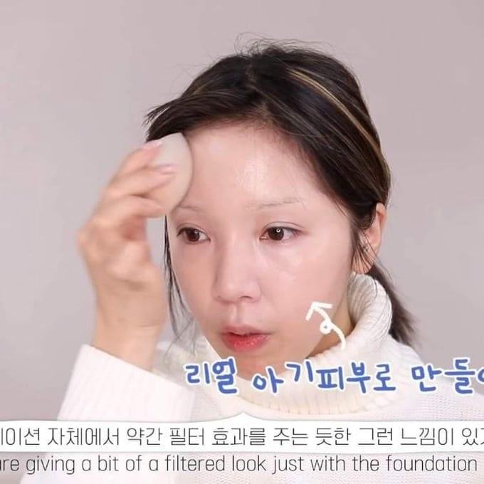 The Korean YouTuber female baby disguise