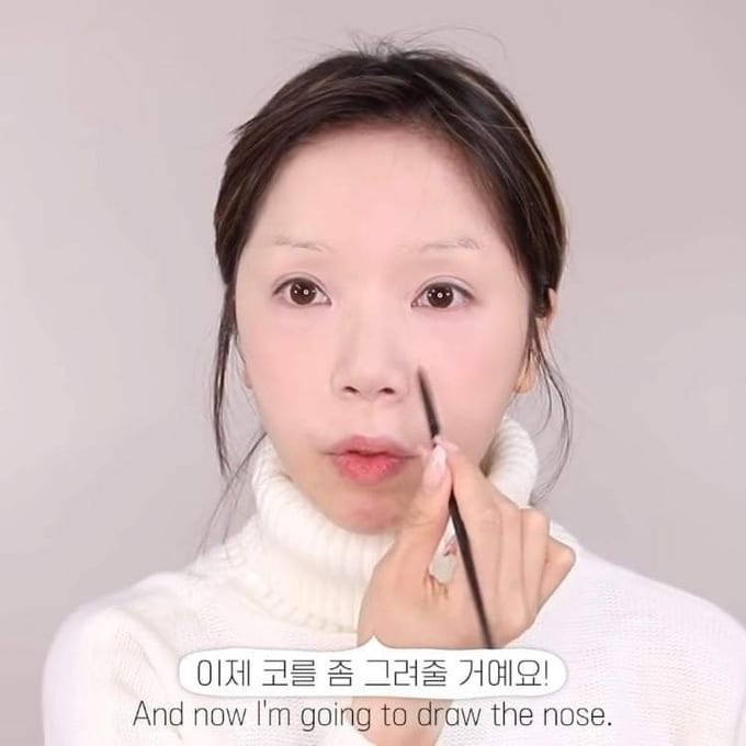 The Korean YouTuber female baby disguise