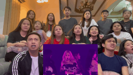 Lisa ' s family  reaction Pretty Savage stage