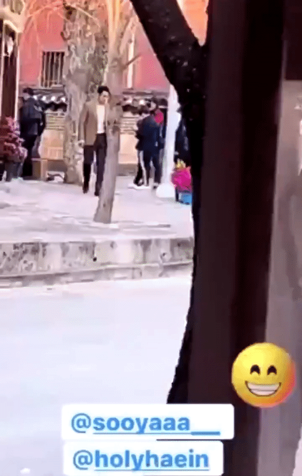 Jisoo (BLACKPINK) at the set of her first drama project Snowdrop