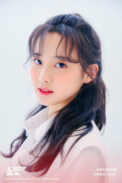 cube ent releases profile photos and film for 8 members of the new girl group lightsum 44 683x1024