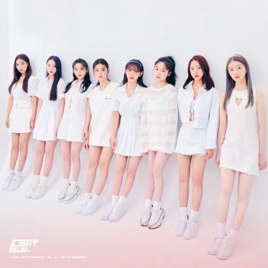 cube ent releases profile photos and film for 8 members of the new girl group lightsum 123