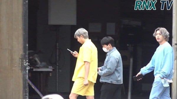 BTS was caught while filming a new MV