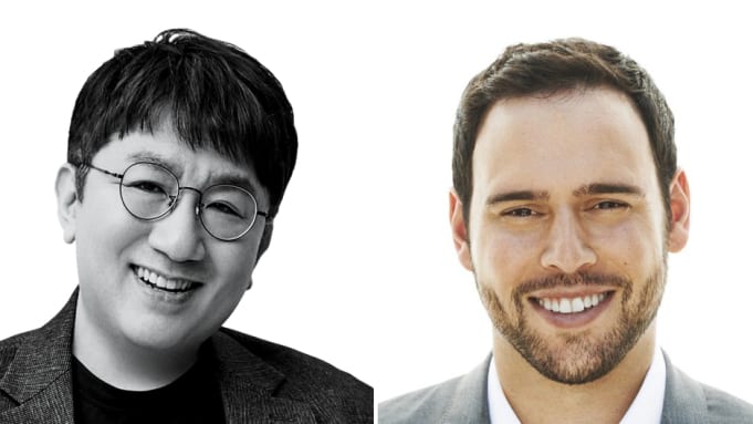 HYBE, formerly Big Hit, acquired the management label of Justin Bieber, Ariana Grande, ...
