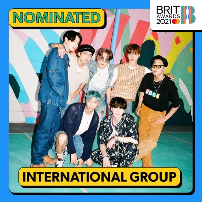BTS became the first Kpop artist in history to be nominated at the "British Grammy" award!