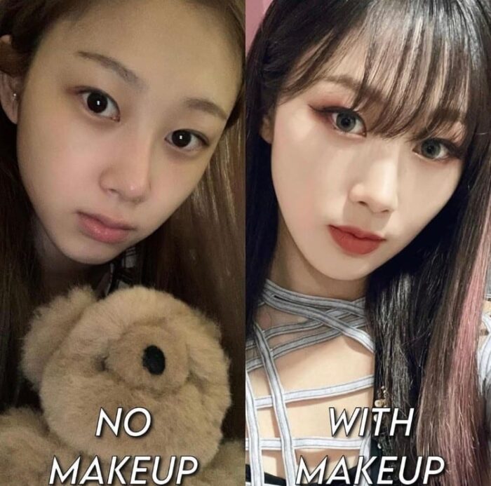 comparison of aespa with makeup vs no makeup that made the community go wild 298739