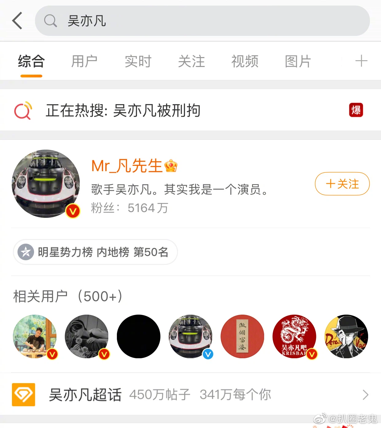 Shocking news that Kris Wu was arrested is leading the hot search, reaching more than 600 million views within 1 hour