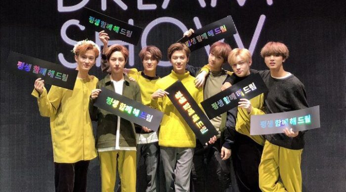 Mark shed tears yesterday on the news of his graduation from NCT Dream