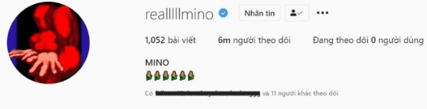 mino winner instagram