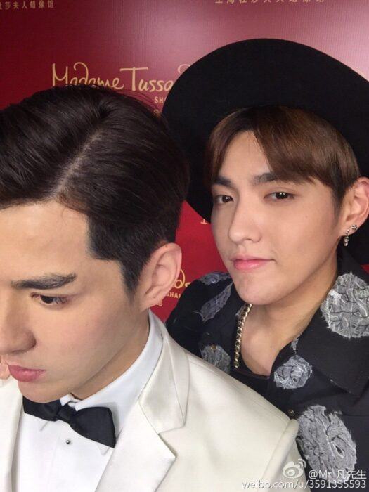 after the shocking scandal wu yifans wax figure in shanghai was immediately dressed in a prisoners shirt 39028302 768x1024