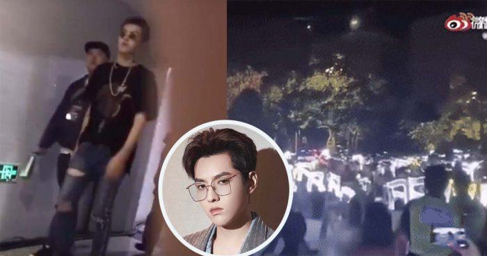 kris wu fans gathered in front of the police station to sing showing their support 23092903 scaled 1