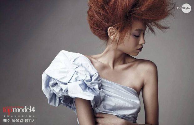 She was the runner-up of Korea's Next Top Model in 2014