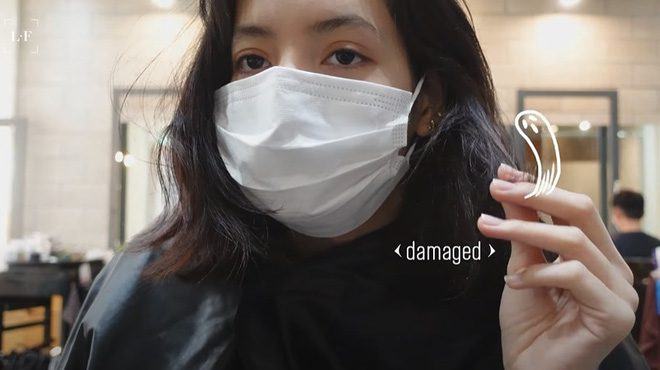 Few people know that now Lisa’s bleached layer has been damaged, become dry and limp