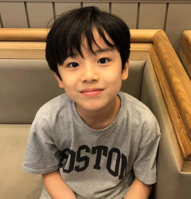 The little Woo Jin was just a small boy back in the day…