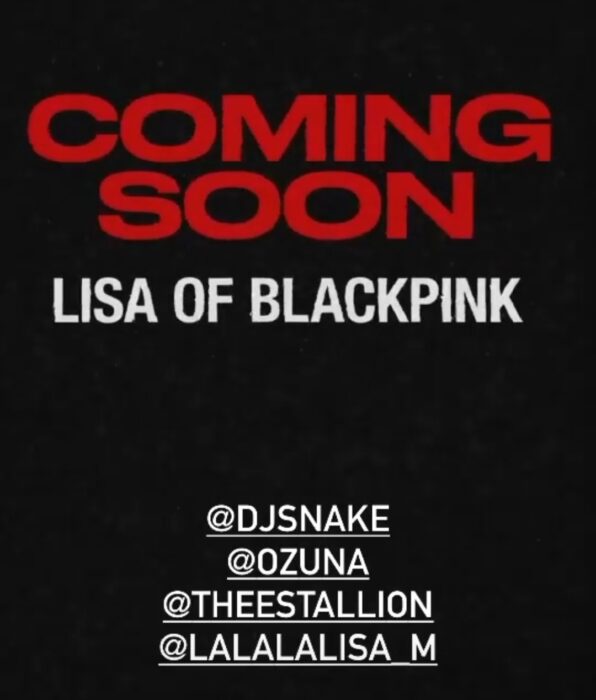 DJ Snake BlackPink Lisa SOLM scaled