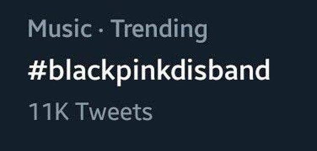 #BLACKPINKdisband 