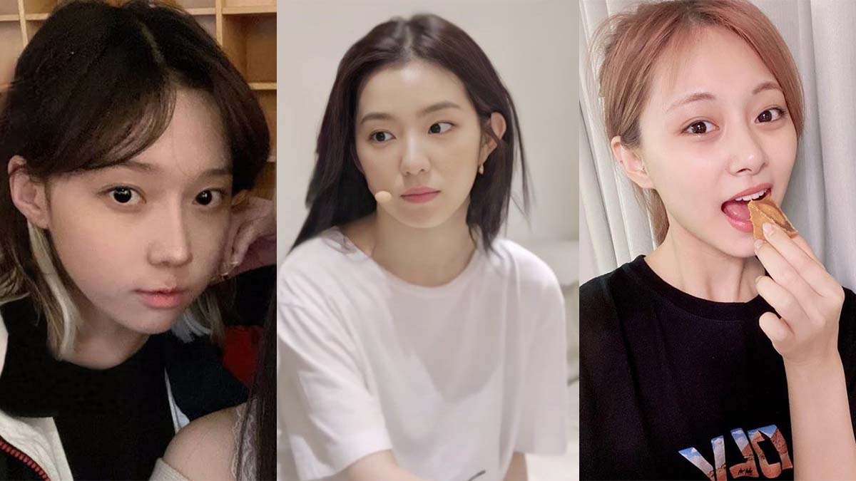 k pop idol bare face