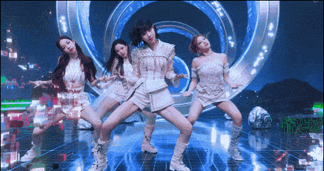They rarely appeared on stage with the real members…