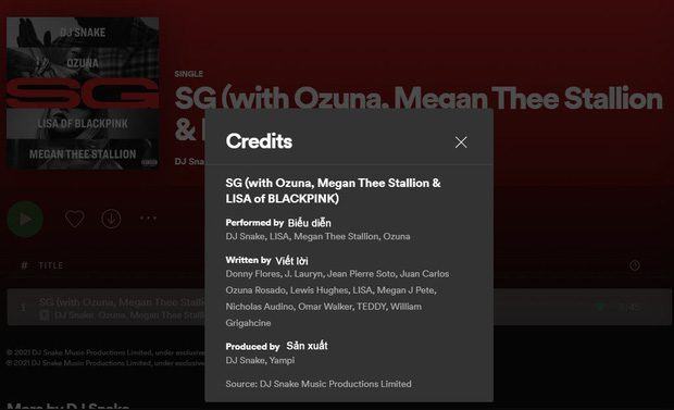 Lisa BLACKPINK DJ Snake