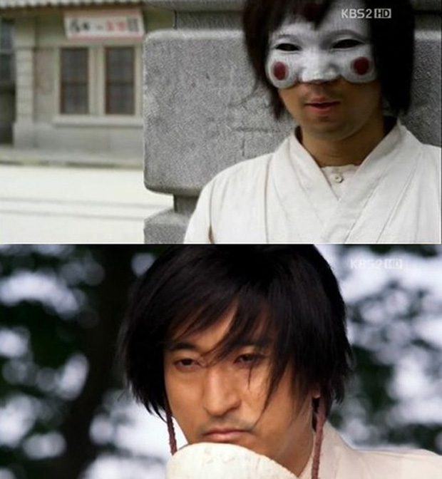 Korean actors double stunts