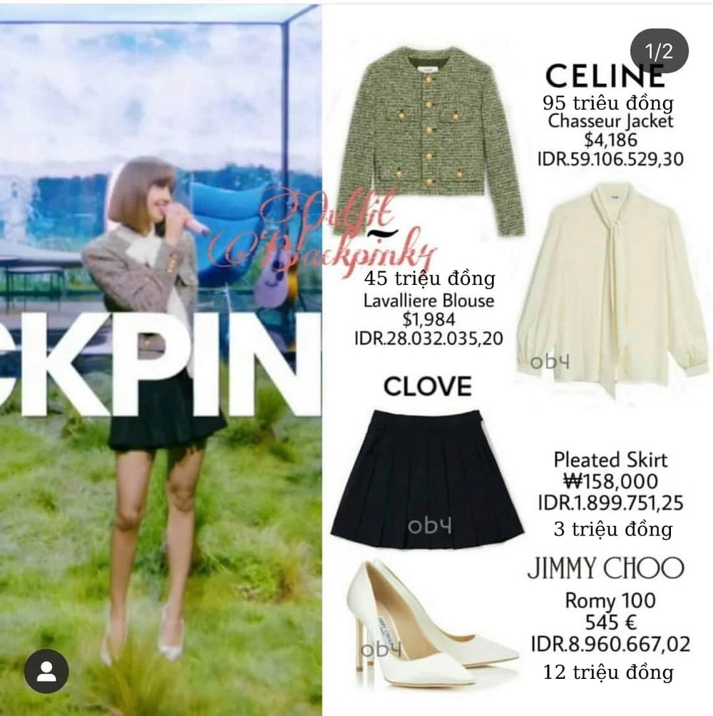 Lisa gives off the vibe of a rich chaebol in a branded outfit.
