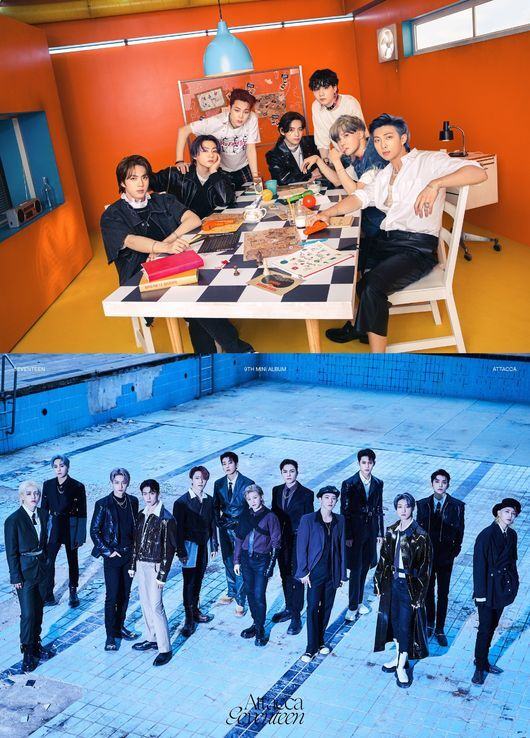 BTS and Seventeen dominate the TOP 10 First-week Album Sales Chart