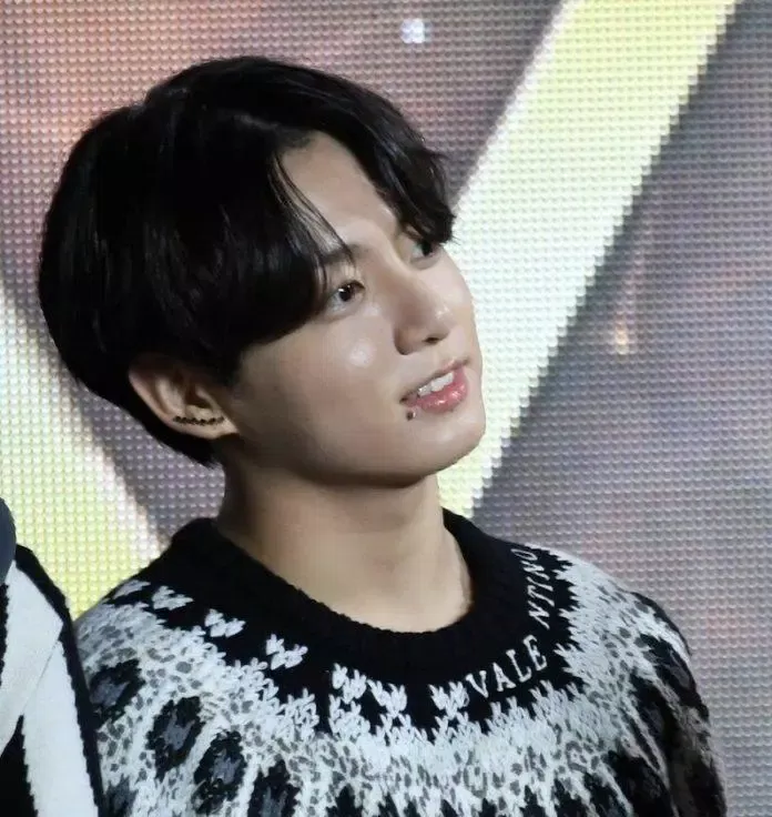 So Jungkook's lip piercing doesn't surprise fans anymore. (Photo: Internet)