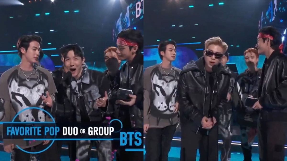 Bts win favorite Pop duo group ama thumbnail