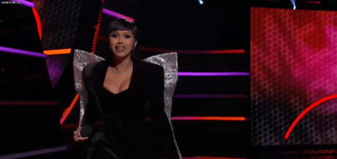 Cardi B got over-excited when introducing BTS and Coldplay's performance, calling BTS the biggest band in the world