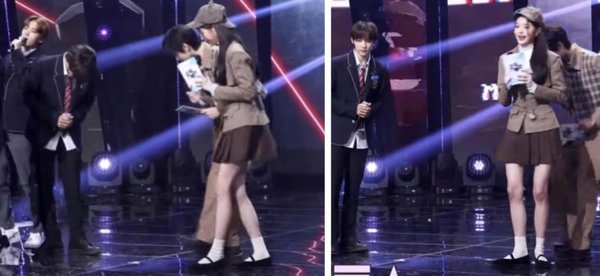 Korean netizens dissatisfied with ENHYPEN Sunghoon’s greetings towards TWICE when MCing alongside Jang Wonyoung