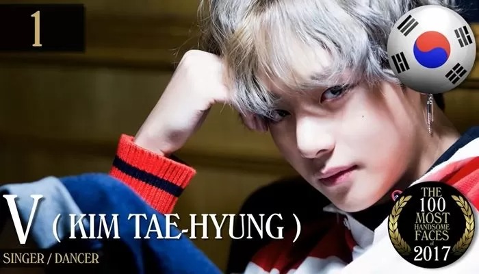 BTS V became the “World’s Most Handsome Face”