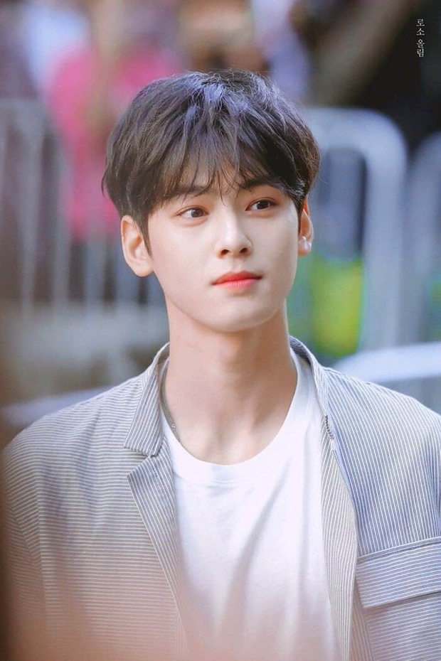 It is not surprising that “face genius” Cha Eunwoo catches the eyes of parents
