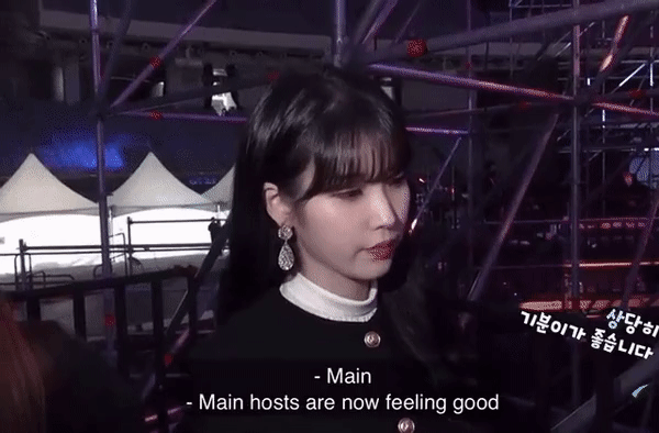 IU’s reaction to BTS at GDA 2022