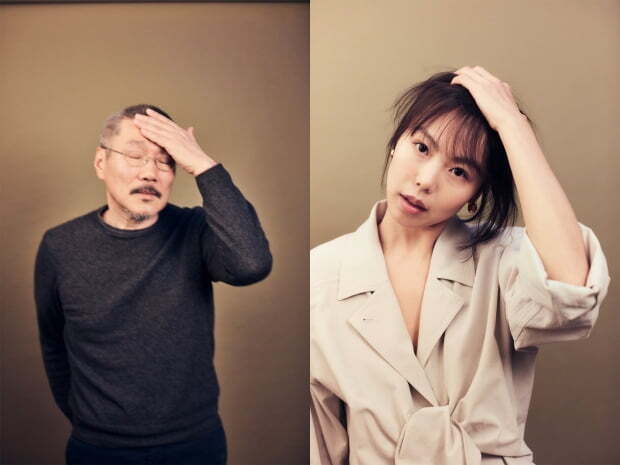 Director Hong Sang-soo and actress Kim Min-hee