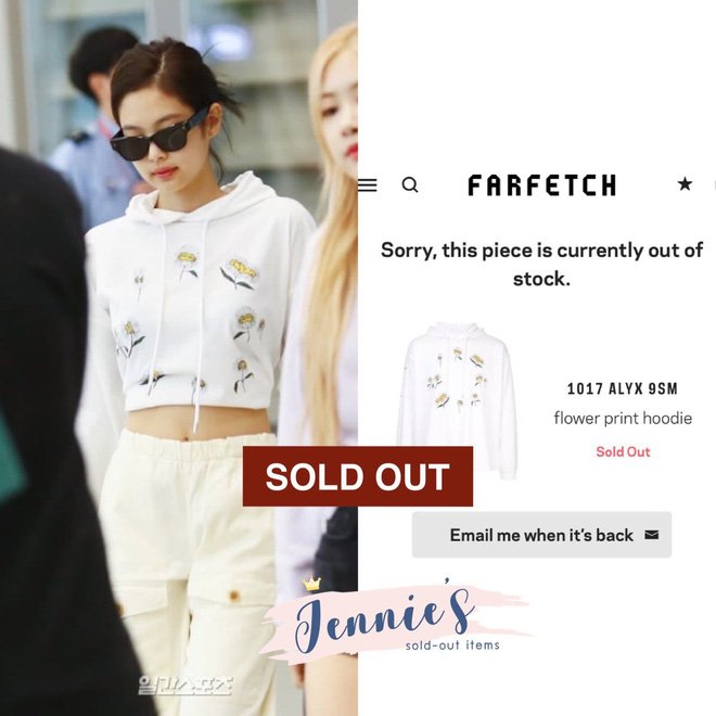 jennie blackpink outfits sold out