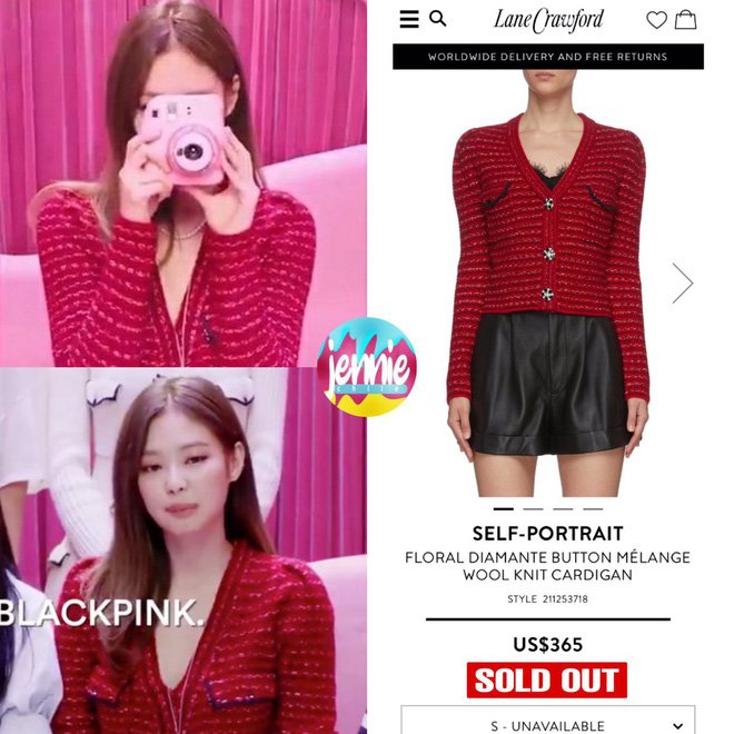 jennie blackpink outfits sold out