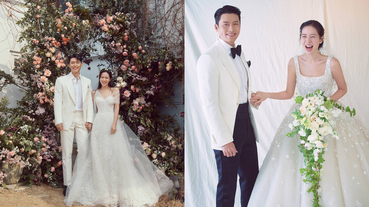 hyun bin son ye jin wedding photos